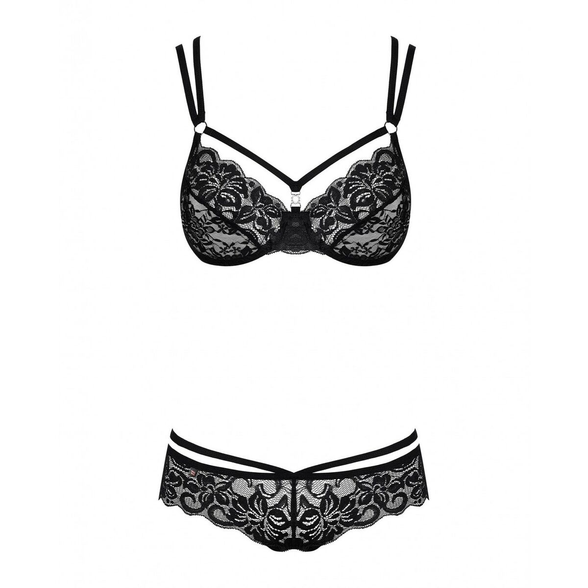 Set med underkläder Obsessive 860 Svart L/XL
